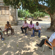 Men talking