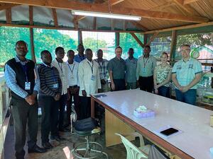 Snail rearing facility in KEMRI, Kisumu