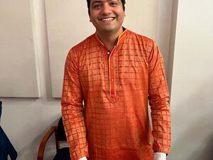 Susanta Celebrating Diwali