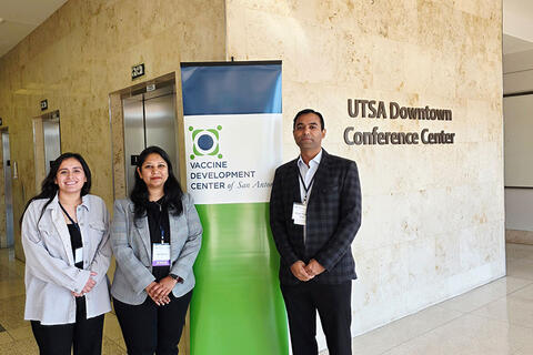 Lab Members at Vaccine Conference